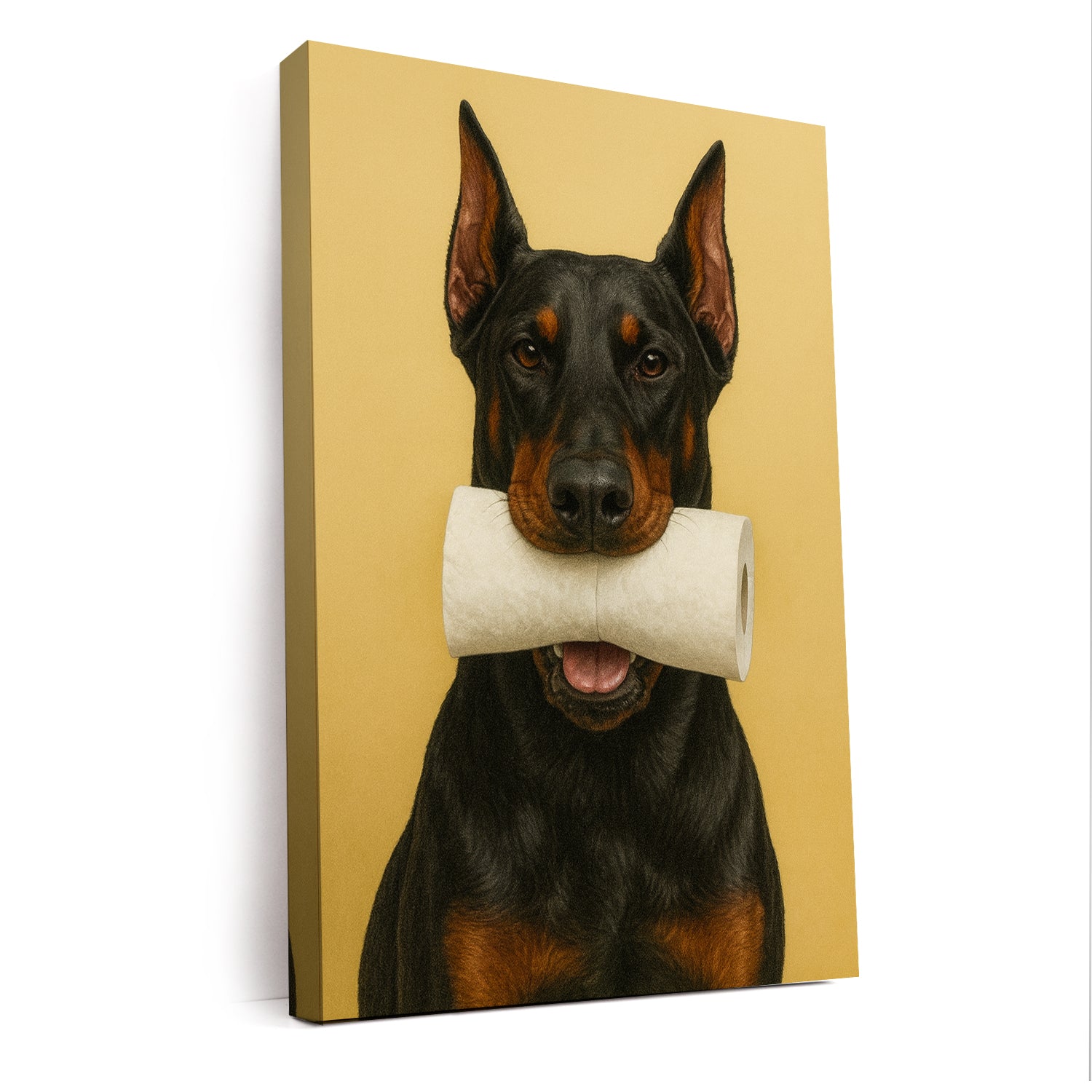 Custom Photo Dog Bathroom Style 23 Canvas Gift For Dog Lovers
