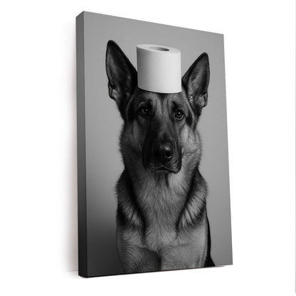 Custom Photo Dog Bathroom Style 11 Canvas Gift For Dog Lovers