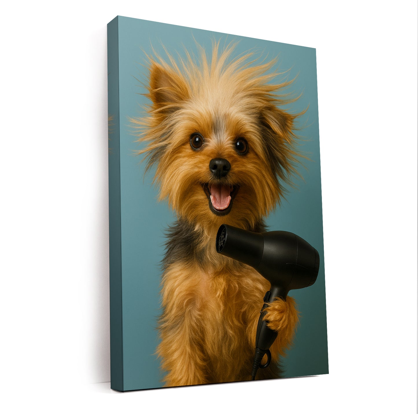 Custom Photo Dog Bathroom Style 35 Canvas Gift For Dog Lovers
