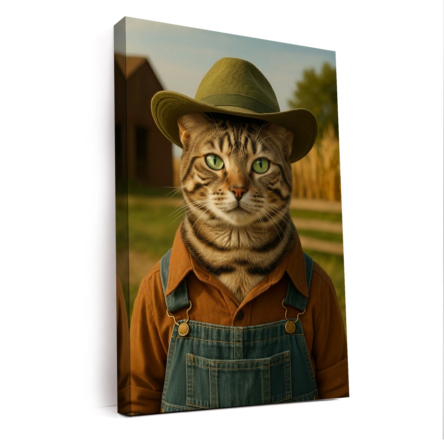 Custom Photo Farmer Farmhouse Canvas Canvas