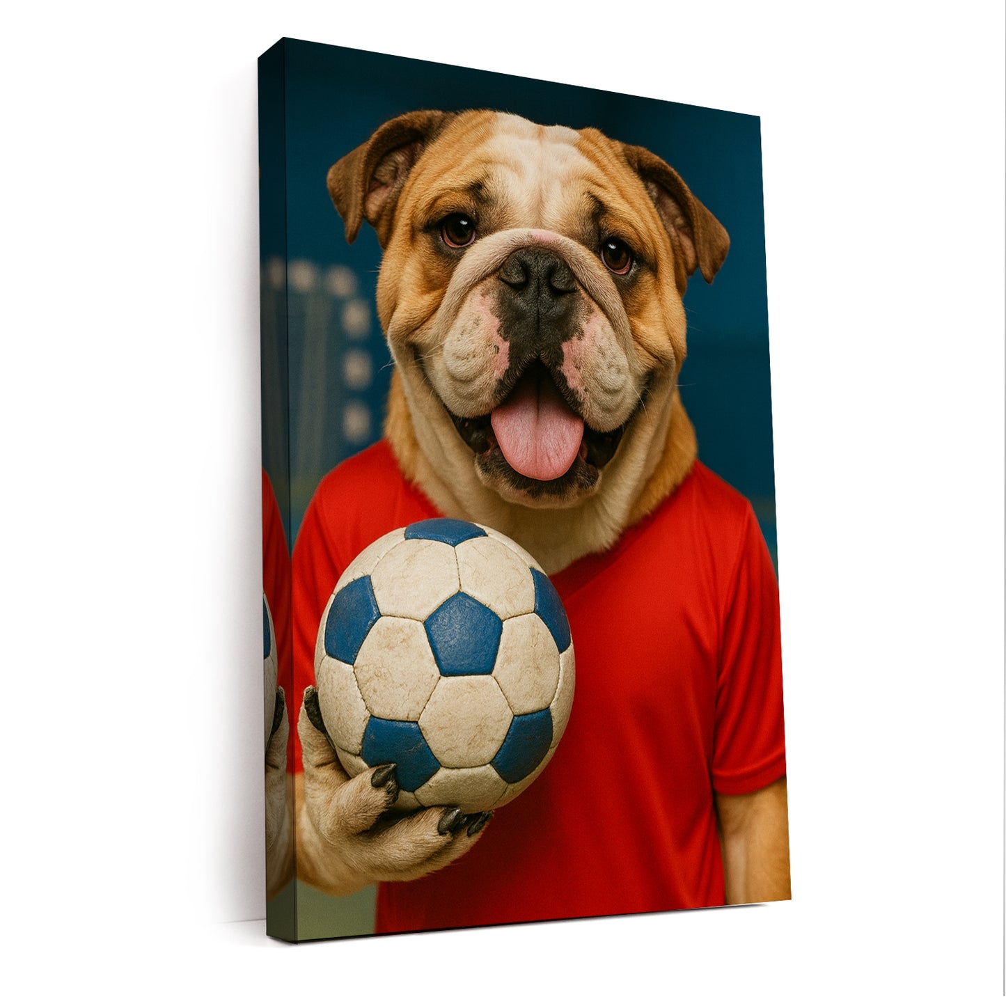Custom Photo Handball Dog Canvas