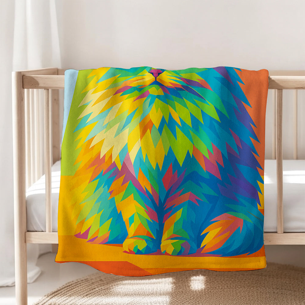 Custom Photo Pop Art Blanket Gift For Cat Lovers