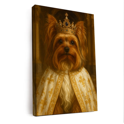 Custom Photo Dog Royal Style 07 Canvas Gift For Dog Lovers