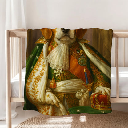 Custom Photo Napoleon Dog BlanketGift For Dog Lovers