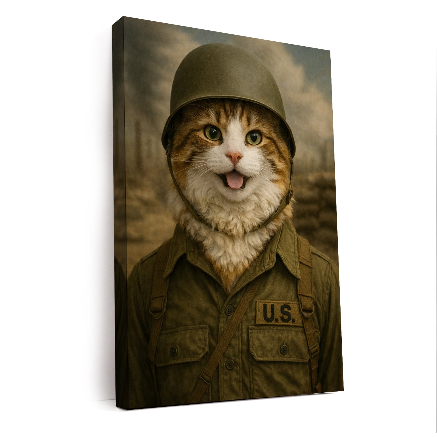 Custom Photo Military Canvas Canvas Gift For Canvas Lovers