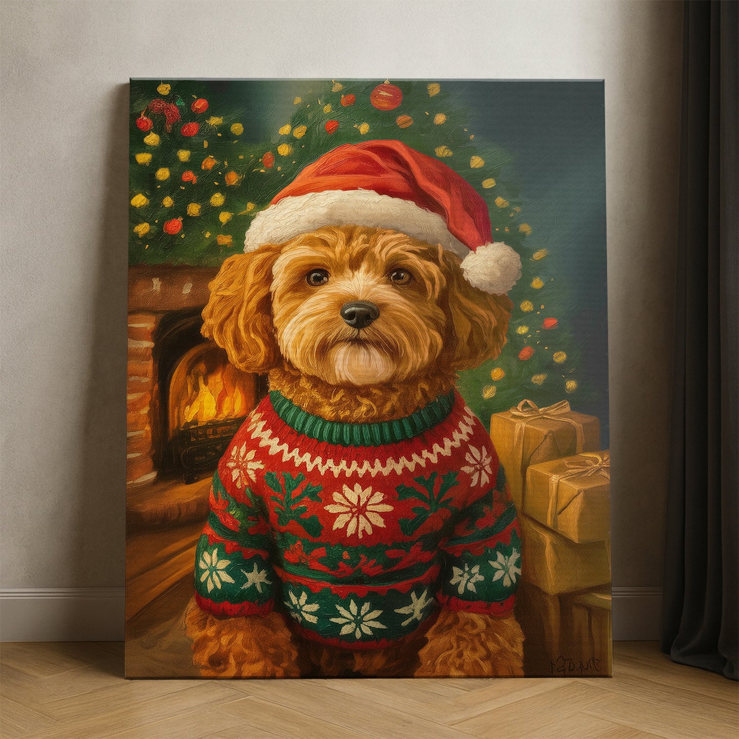 Custom Photo Dog Christmas Oufittfit