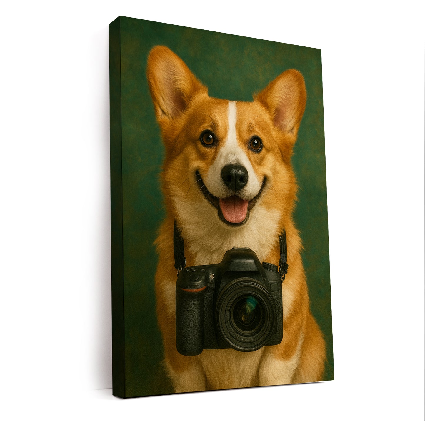 Custom Photo Photographer Dog Canvas Gift For Dog Lovers