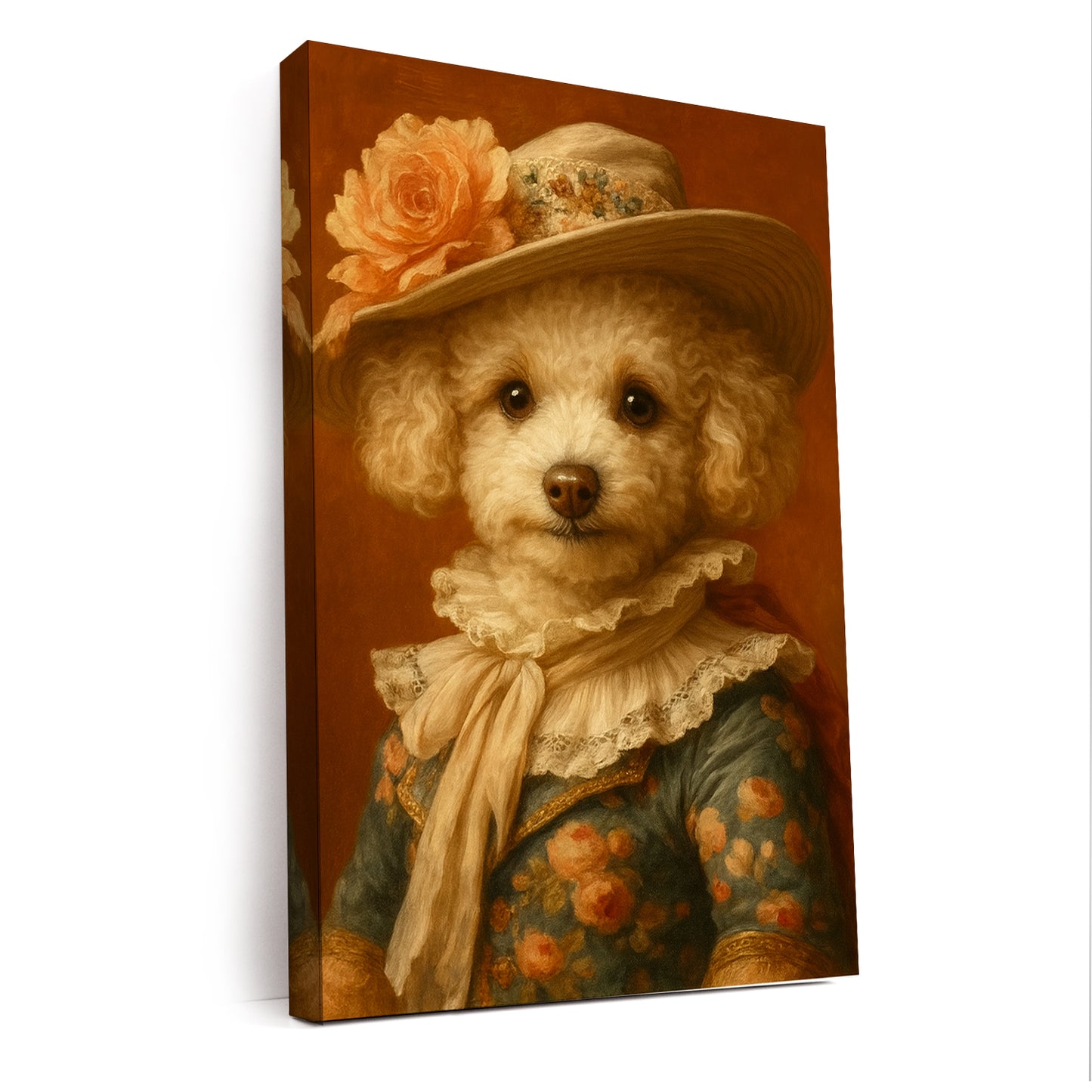 Custom Photo Dog Royal Style 05 Canvas Gift For Dog Lovers