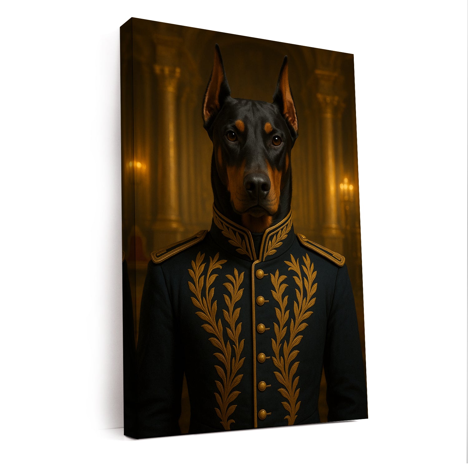 Custom Photo Dog Royal Style 10 Canvas Gift For Dog Lovers