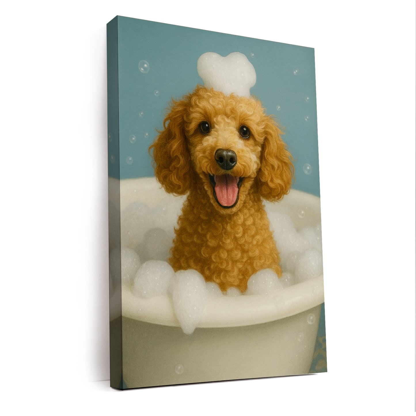 Custom Photo Dog Bathroom Style 29 Canvas Gift For Dog Lovers