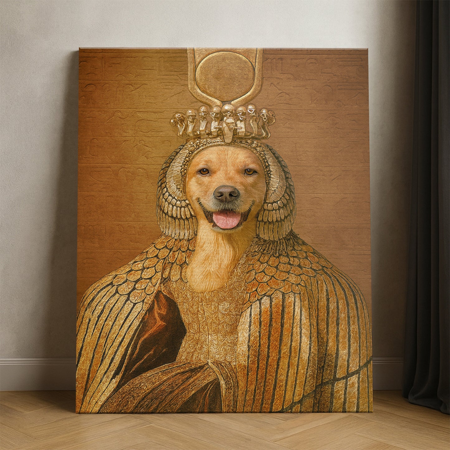 Custom Photo Cleopawtra Dog Canvas Gift For Dog Lovers