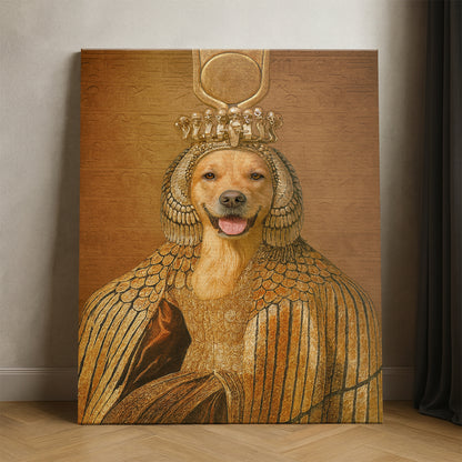 Custom Photo Cleopawtra Dog Canvas Gift For Dog Lovers