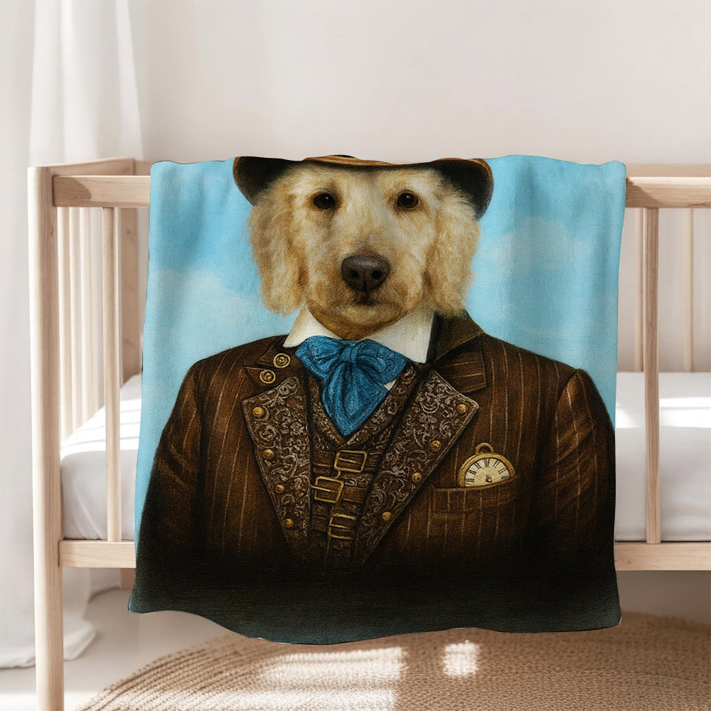Custom Photo Pilot Dog BlanketGift For Dog Lovers