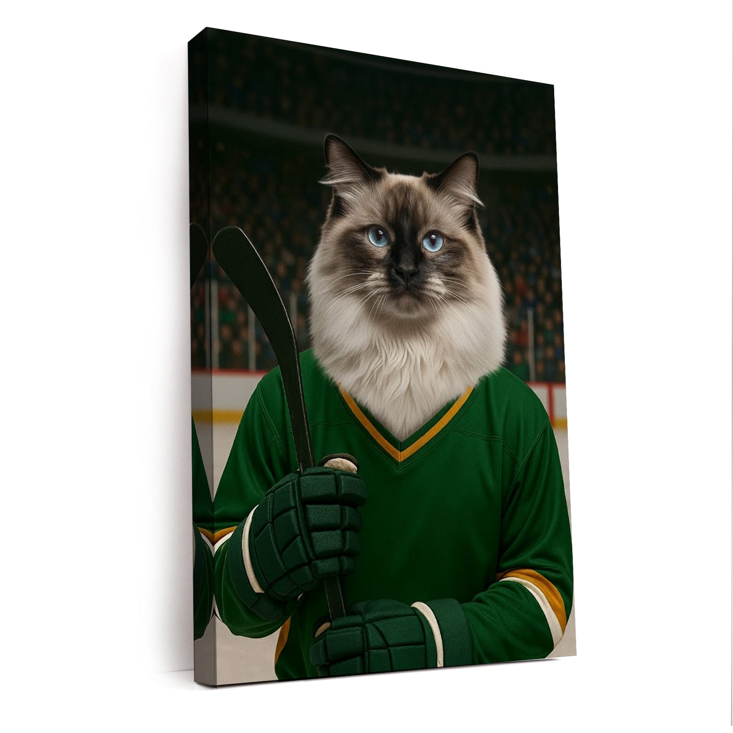 Custom Photo Hockey Player Canvas Canvas Gift For Canvas Lovers