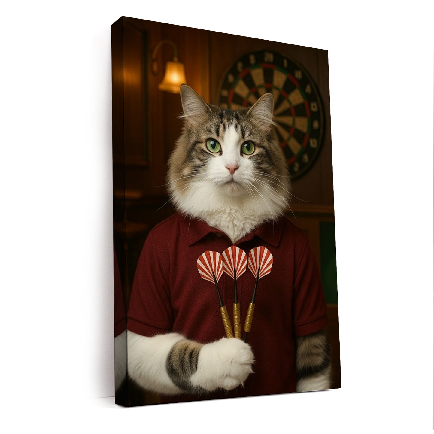 Custom Photo Dart Player Canvas Canvas Gift For Canvas Lovers