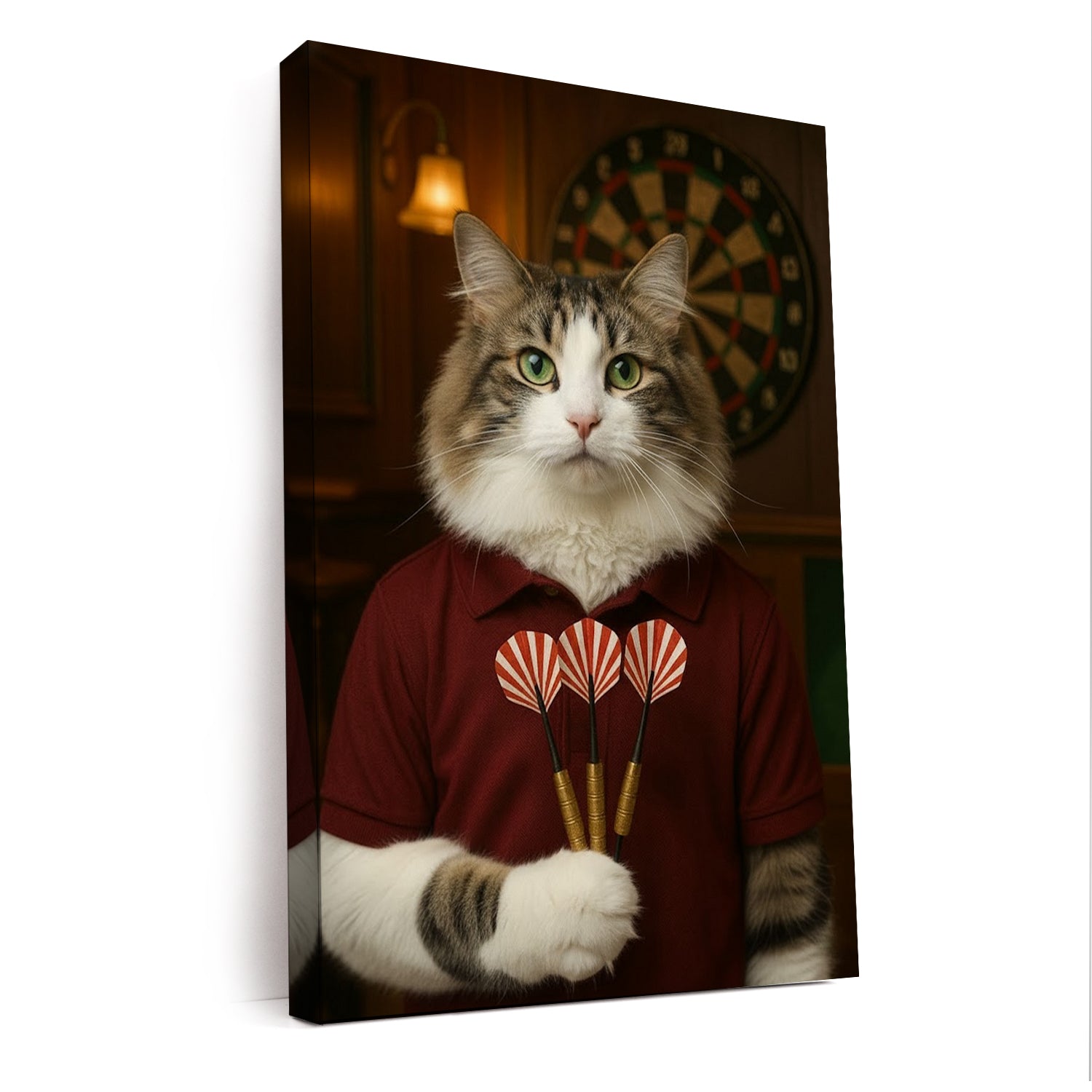 Custom Photo Dart Player Canvas Canvas Gift For Canvas Lovers