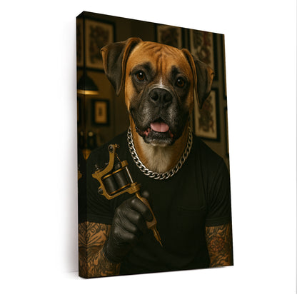 Custom Photo Tatoo Artist Dog Gift For Dog Lovers