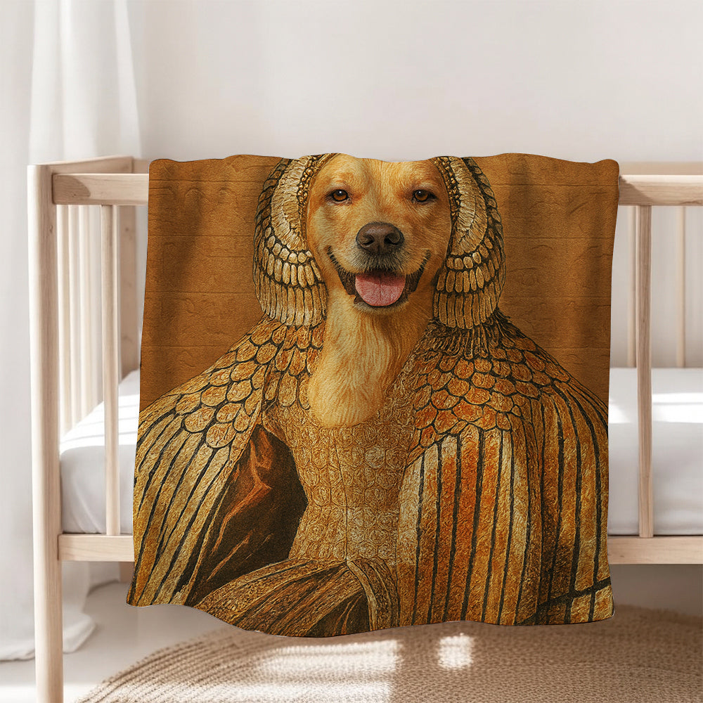 Custom Photo Cleopawtra Dog BlanketGift For Dog Lovers
