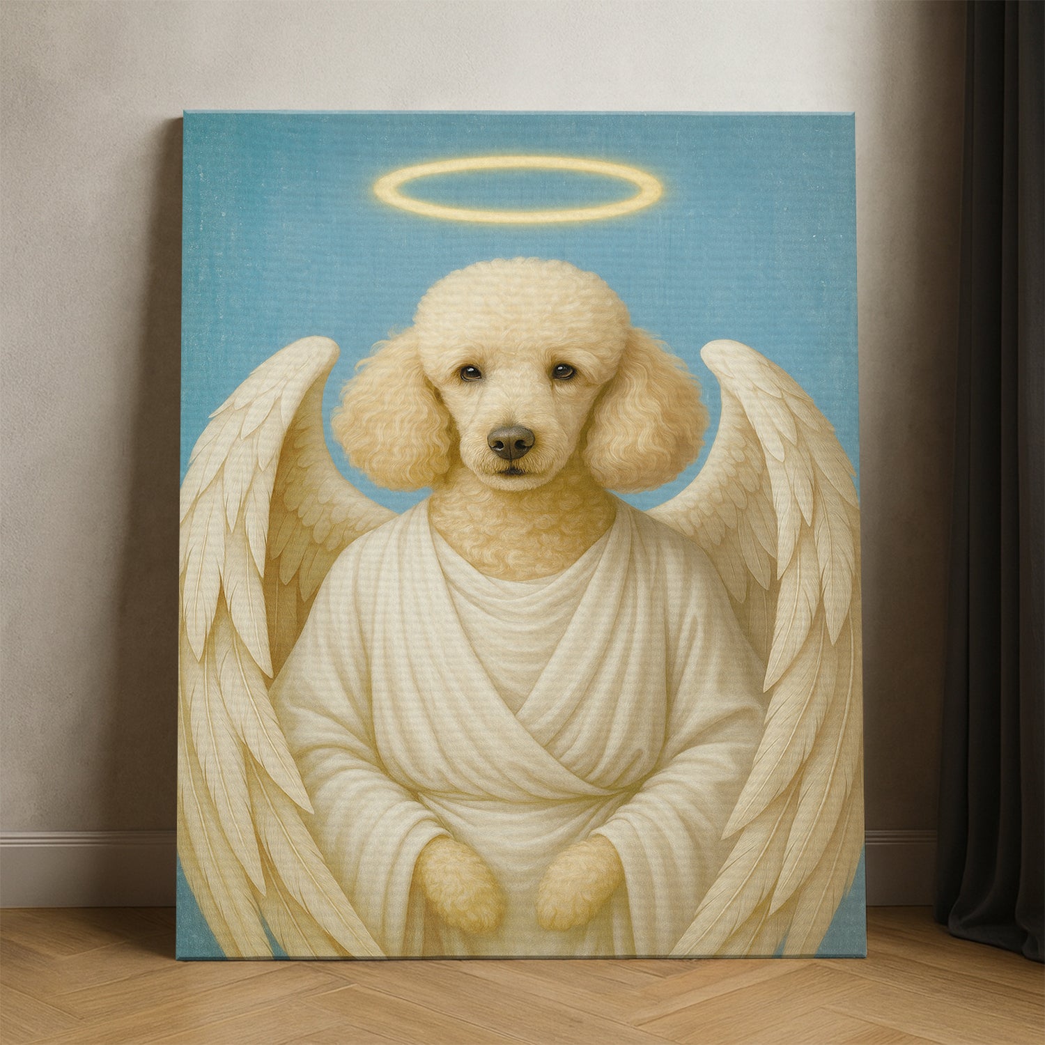 Custom Dog Photo Memorial Canvas _ Memorial Gift For Dog
