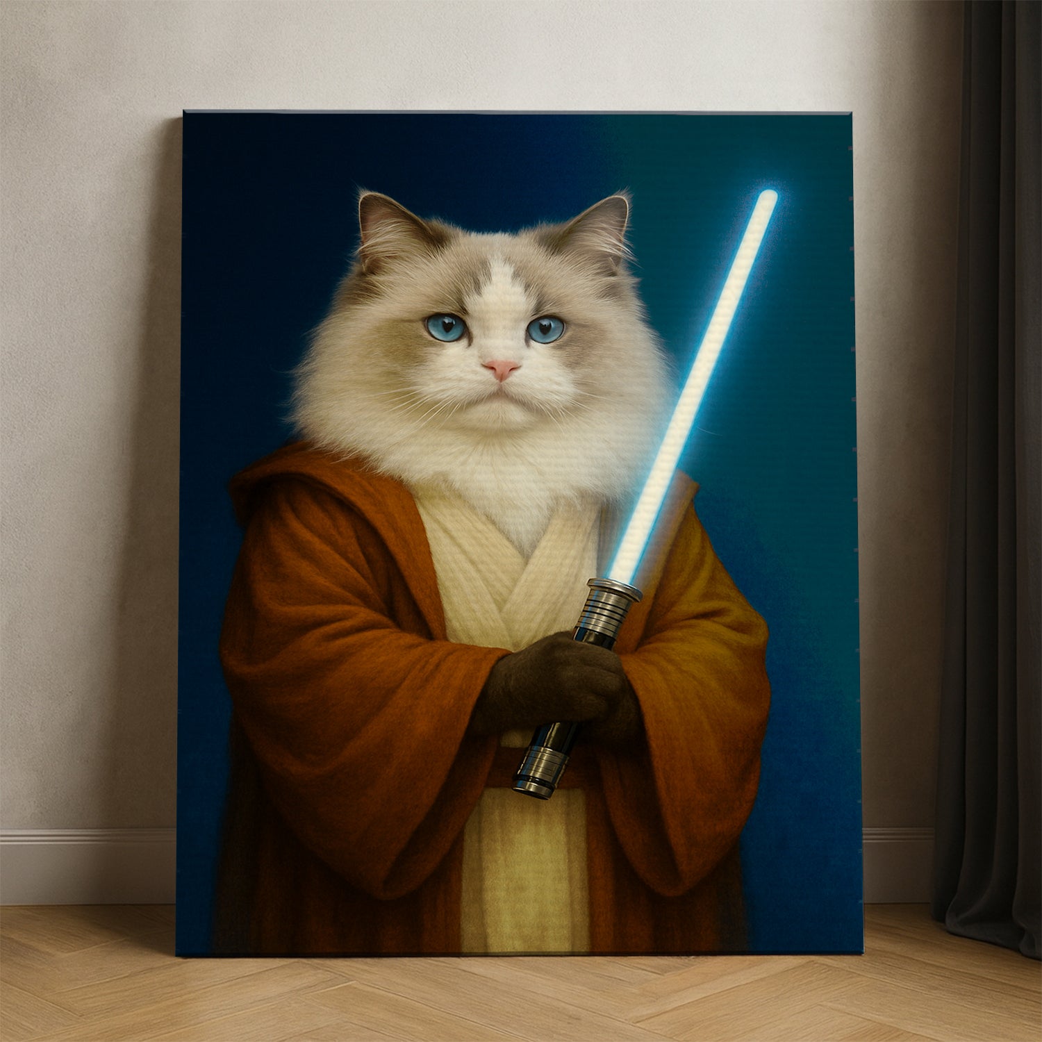 Custom Photo Master Paw Cat Canvas Gift For Cat Lovers