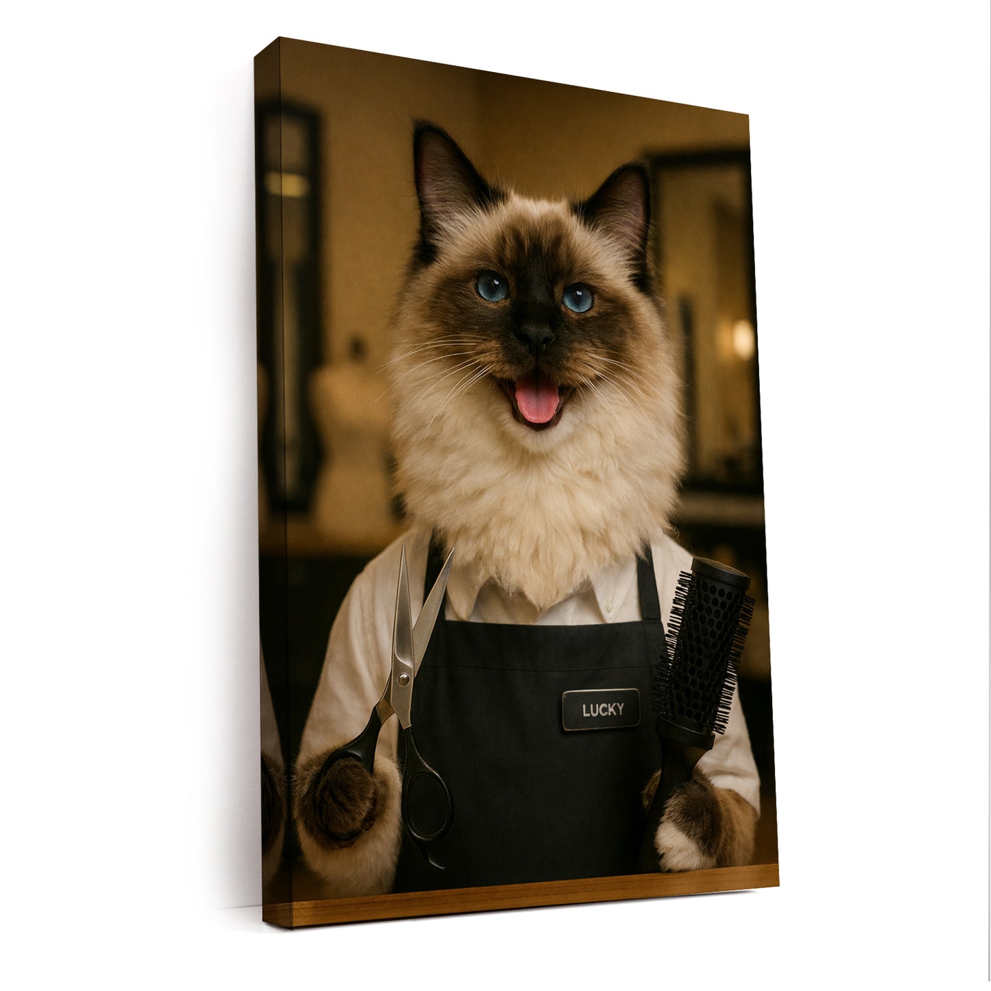 Custom Photo Hair Stylist Canvas Canvas Gift For Canvas Lovers