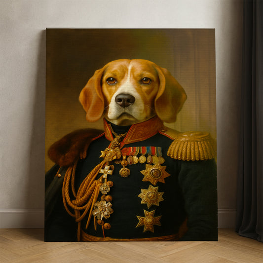 Custom Photo Dog Royal King Canvas _ Gift For Dog Lovers