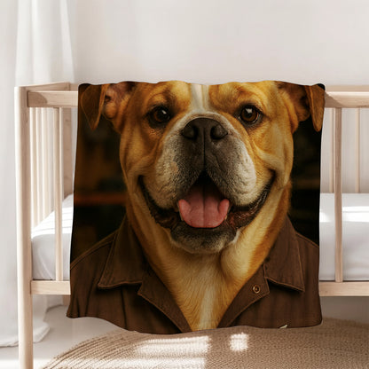 Custom Photo Mechanic Dog BlanketGift For Dog Lovers
