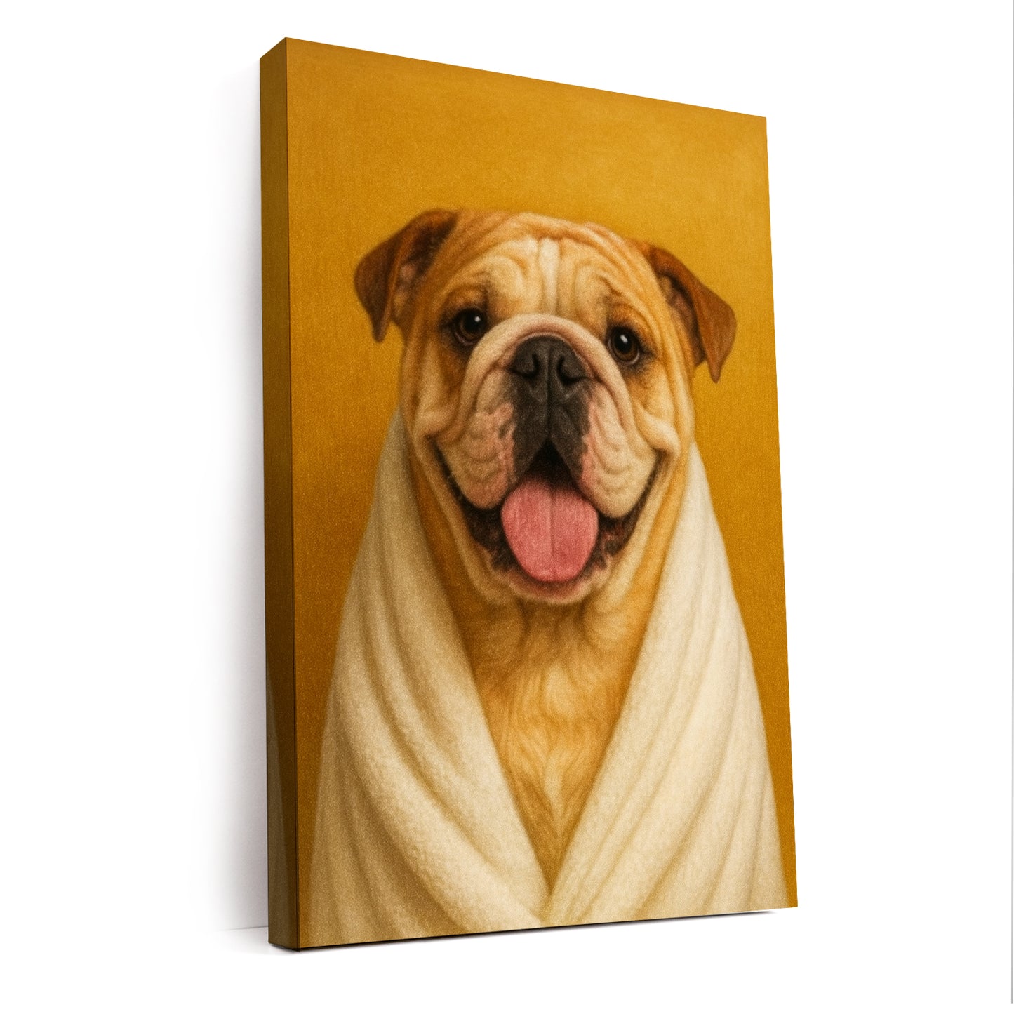Custom Photo Dog Bathroom Style 30 Canvas Gift For Dog Lovers