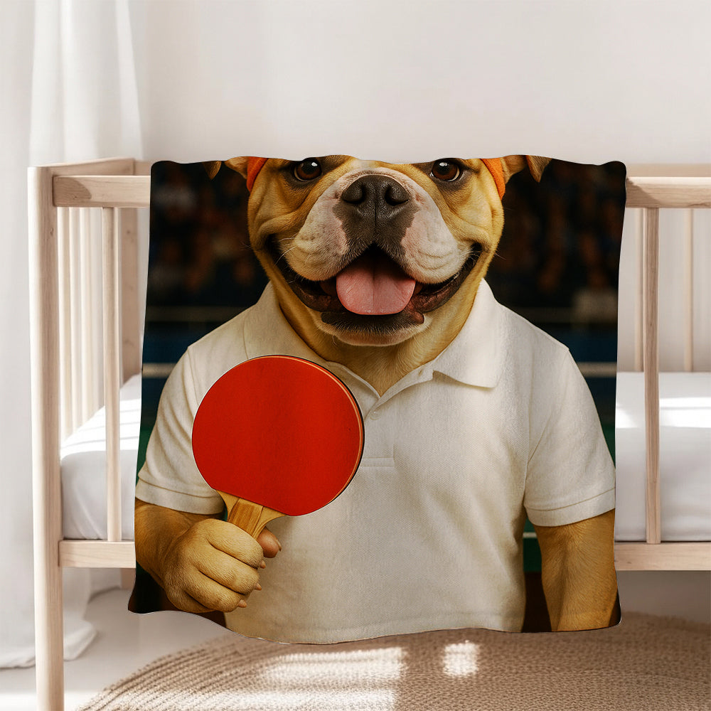 Custom Photo Table Tennis Dog Gift For Dog Lovers