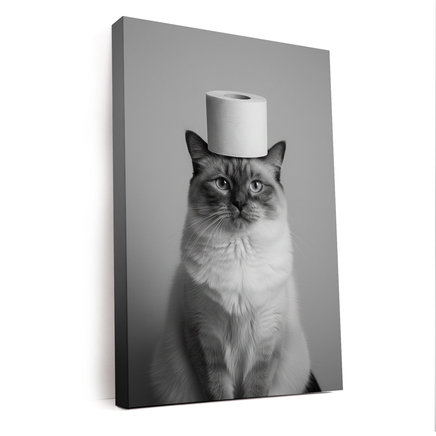 Custom Photo Cat Bathroom Style 11 Canvas Gift For Cat Lovers
