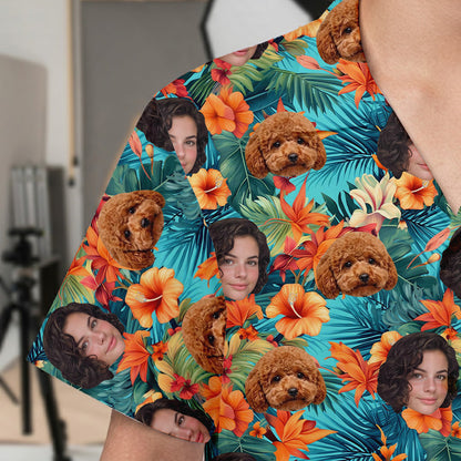 Personalized Photo Dog Hawaiian Shirt, Custom Cat Aloha Shirt, Summer Holiday Gift THUC99