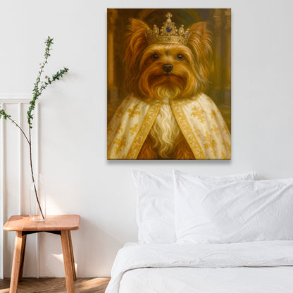 Custom Photo Dog Royal Style 07 Canvas Gift For Dog Lovers