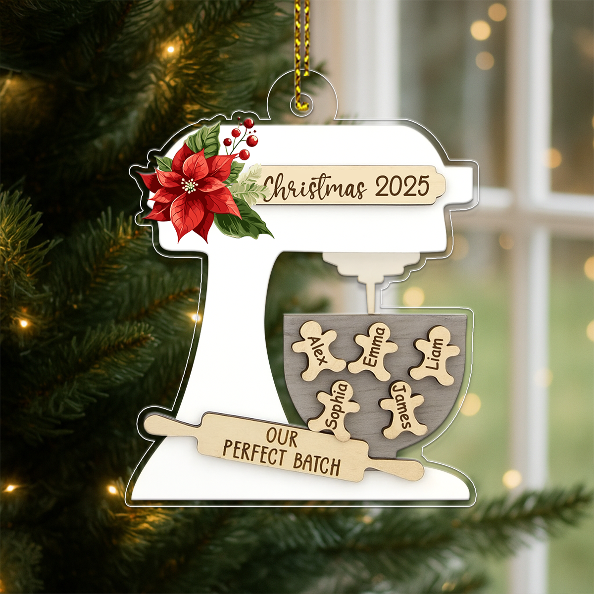 job acrylic ornament