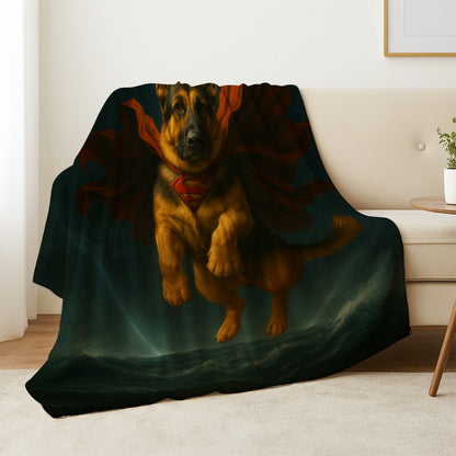 Custom Photo Dog Hero Canvas