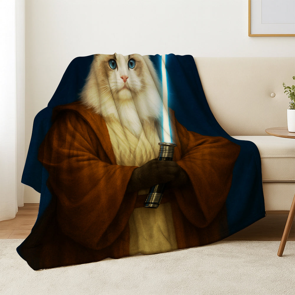 Custom Photo Master Paw Cat Blanket Gift For Cat Lovers