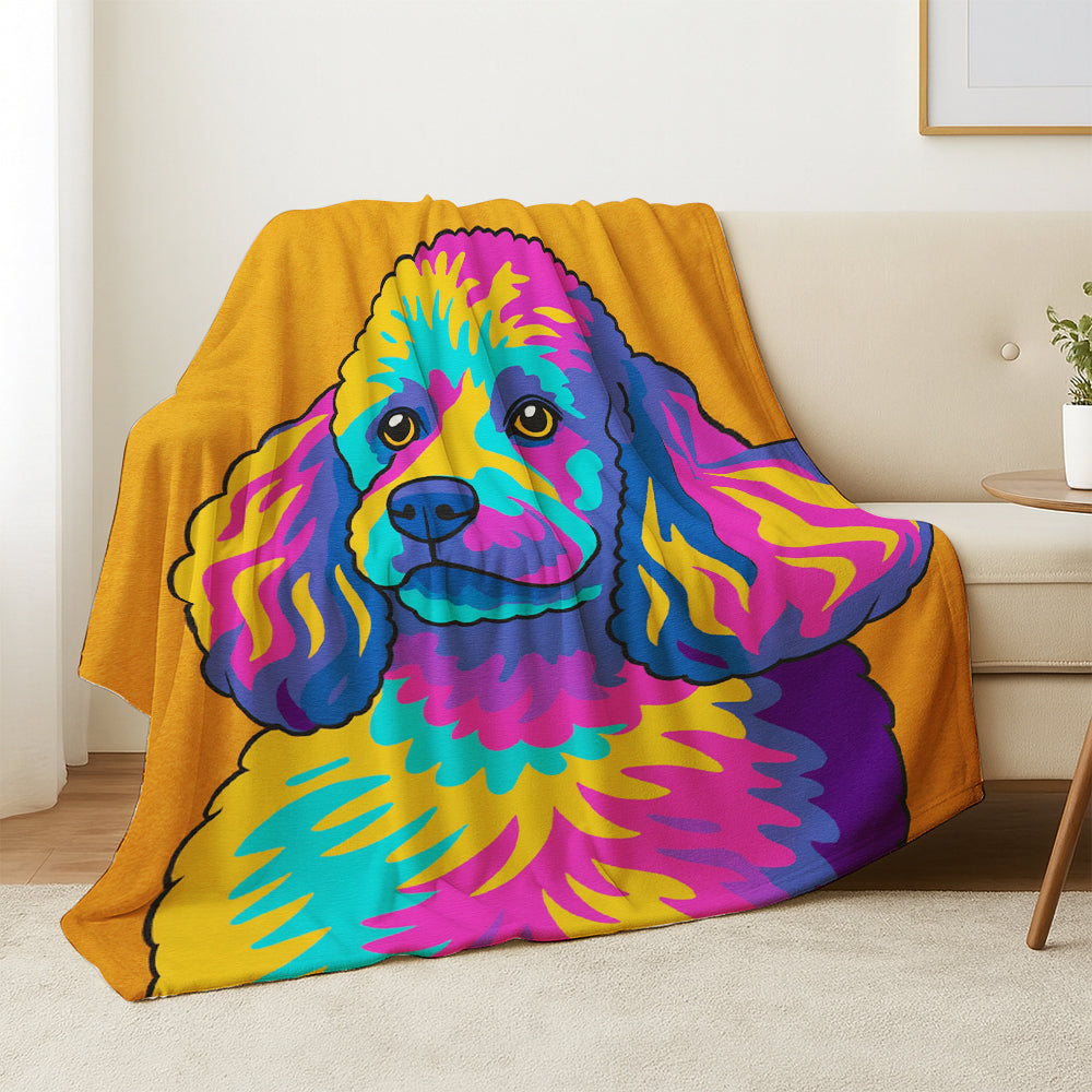 Custom Photo Minimalist Dog BlanketGift For Dog Lovers