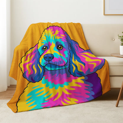 Custom Photo Minimalist Dog BlanketGift For Dog Lovers
