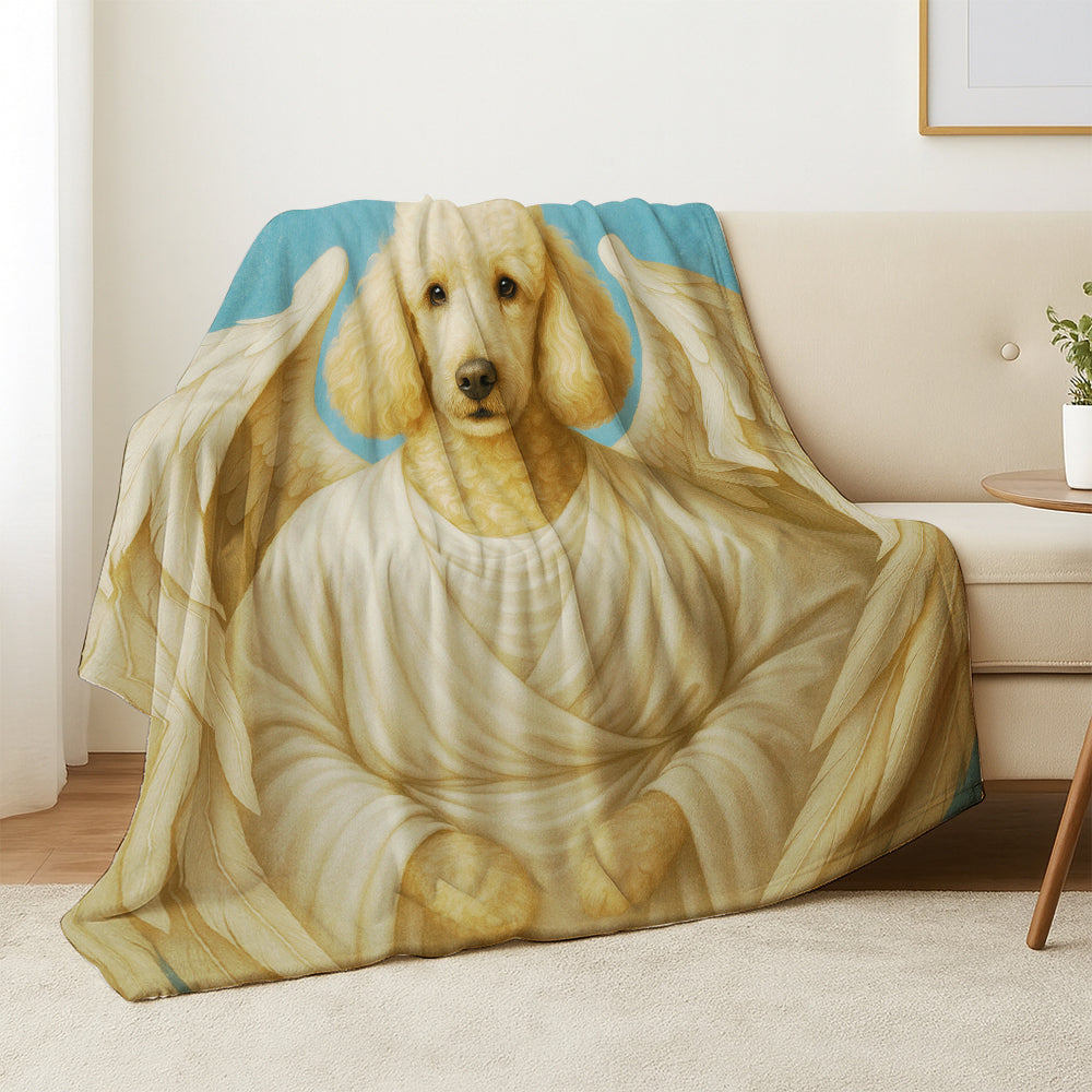Custom Dog Photo Memorial Blanket For Dog Lover