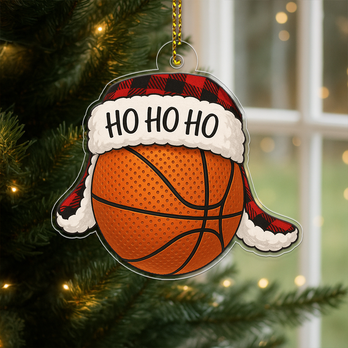 Personalized Basketball Santa
