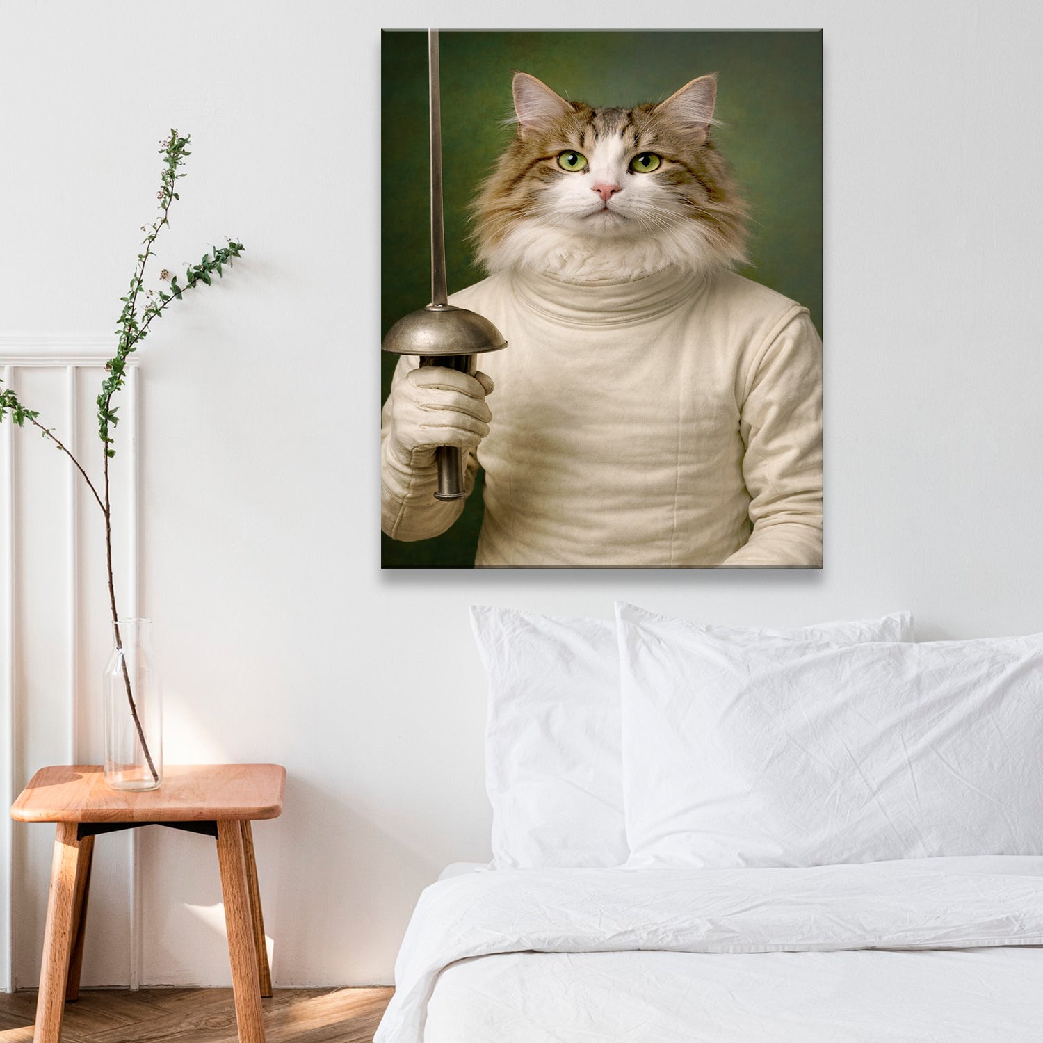 Custom Photo Fencer Canvas Canvas Gift For Canvas Lovers