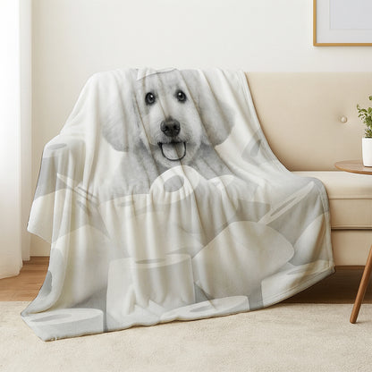 Custom Photo Dog Bathroom Canvas
