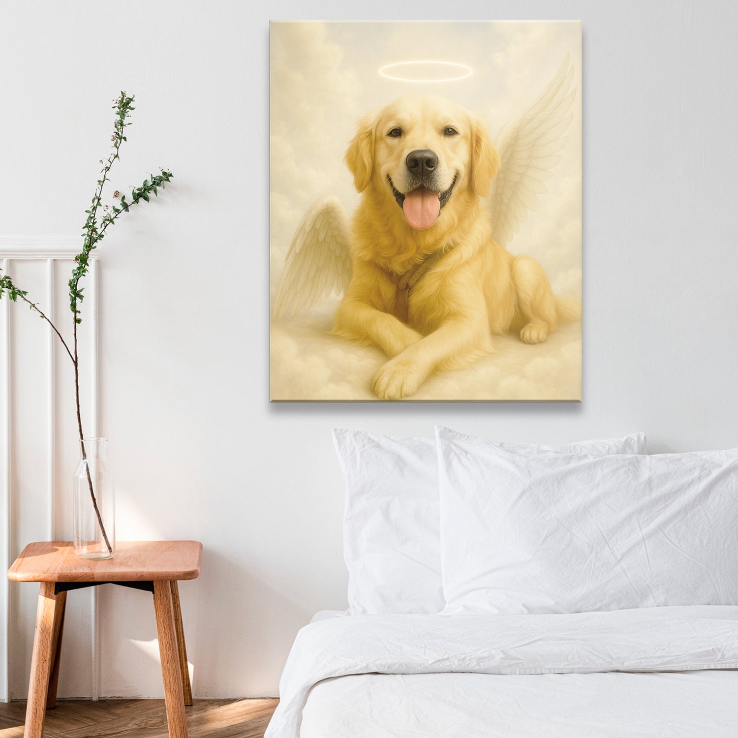 Custom Photo Dog Angel In Heaven _ Gifts For Dog Lovers