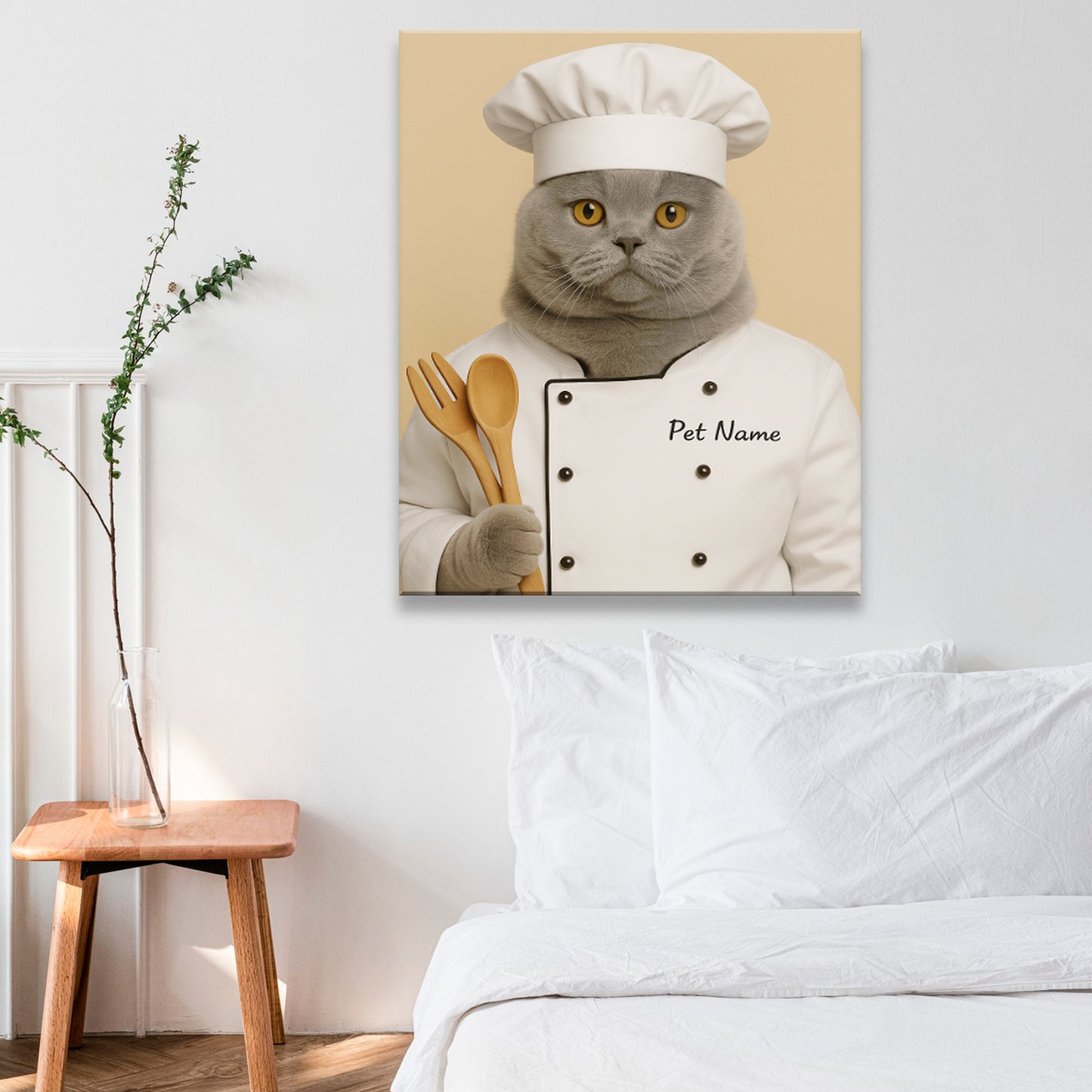 Custom Photo Cat Chef For Cat Lover