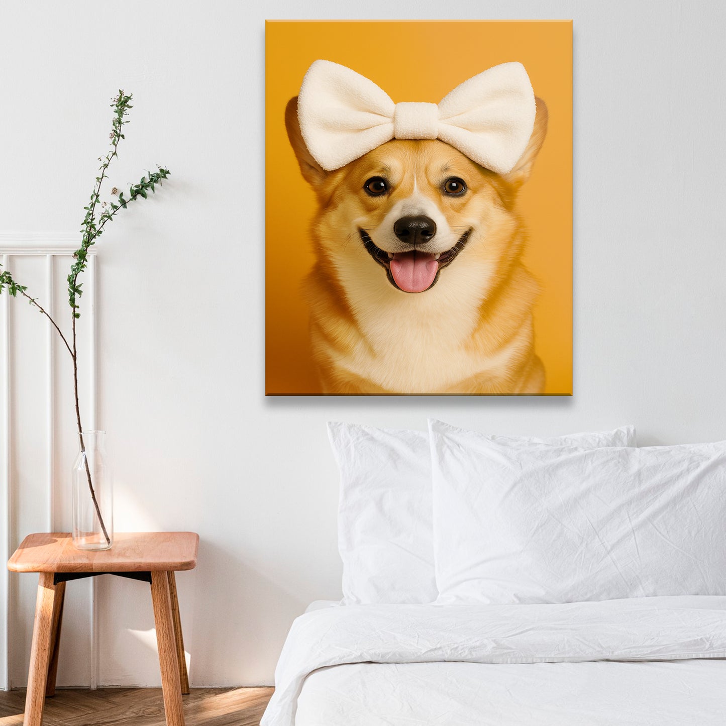 Custom Photo Dog Bathroom Style 37 Canvas Gift For Dog Lovers