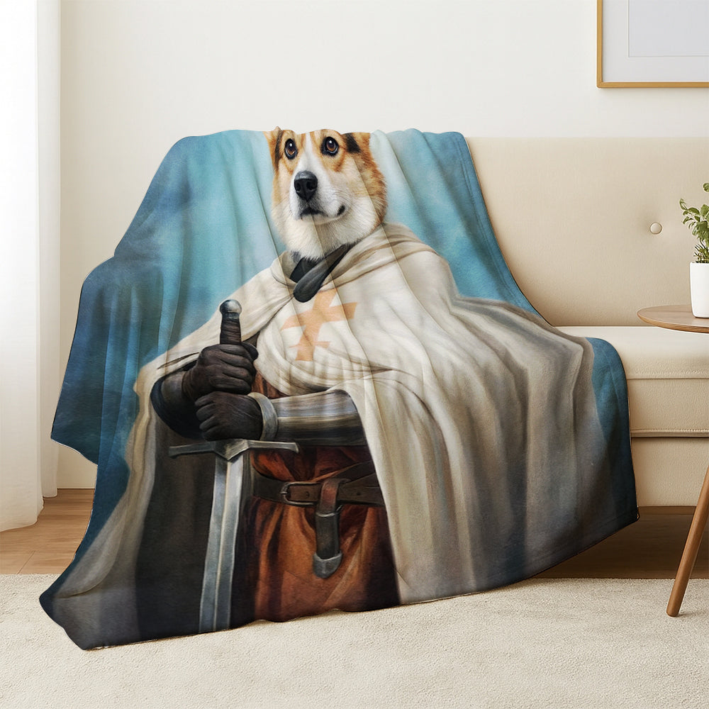 Custom Photo Priest Dog BlanketGift For Dog Lovers