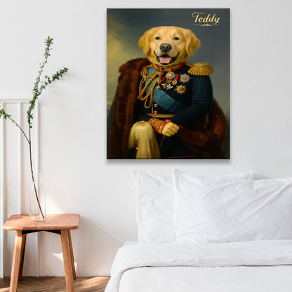 Custom Photo Imperial Minister Dog Canvas Gift For Dog Lovers