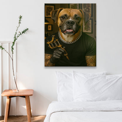 Custom Photo Tatoo Artist Dog Gift For Dog Lovers