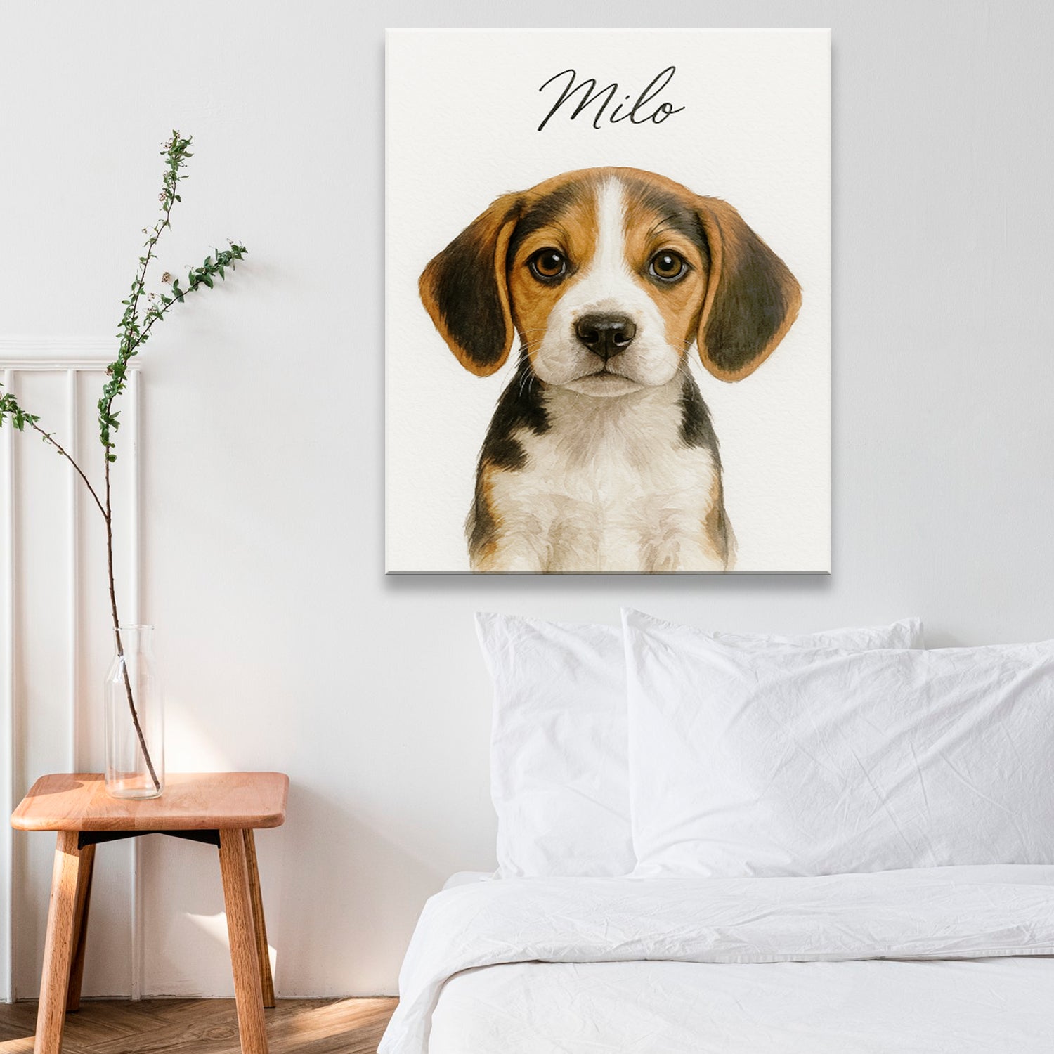 Custom Dog Portraint And With Name