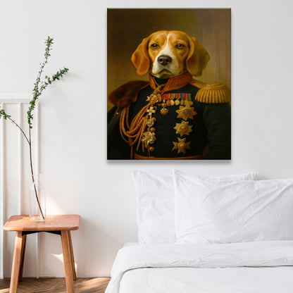 Custom Photo Dog Royal King Canvas _ Gift For Dog Lovers