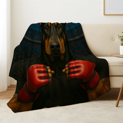 Custom Photo Mma Dog BlanketGift For Dog Lovers